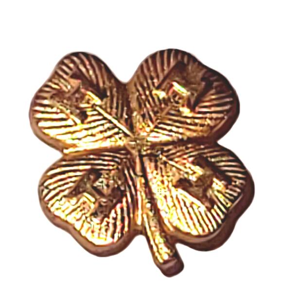 7 4-H Pins:  2-2nd , 3rd, 4th, 5th Sterling, 10K Clover & Junior Leadership Pin - Picture 9 of 13